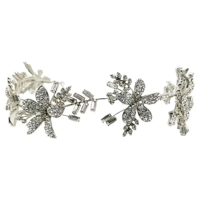 vintage floral hair adornment