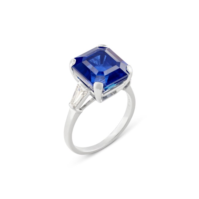 bvlgari sapphire and diamond ring