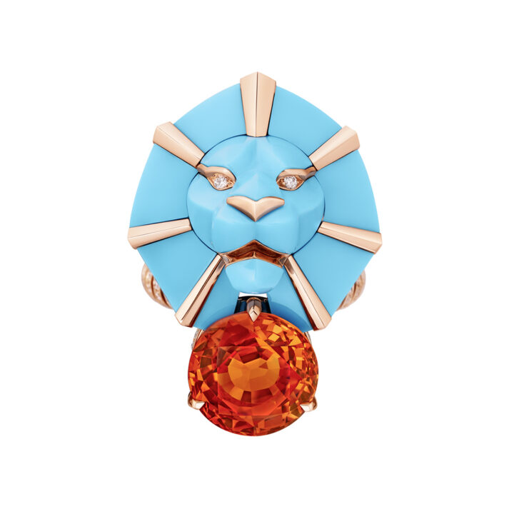 turquoise lion ring