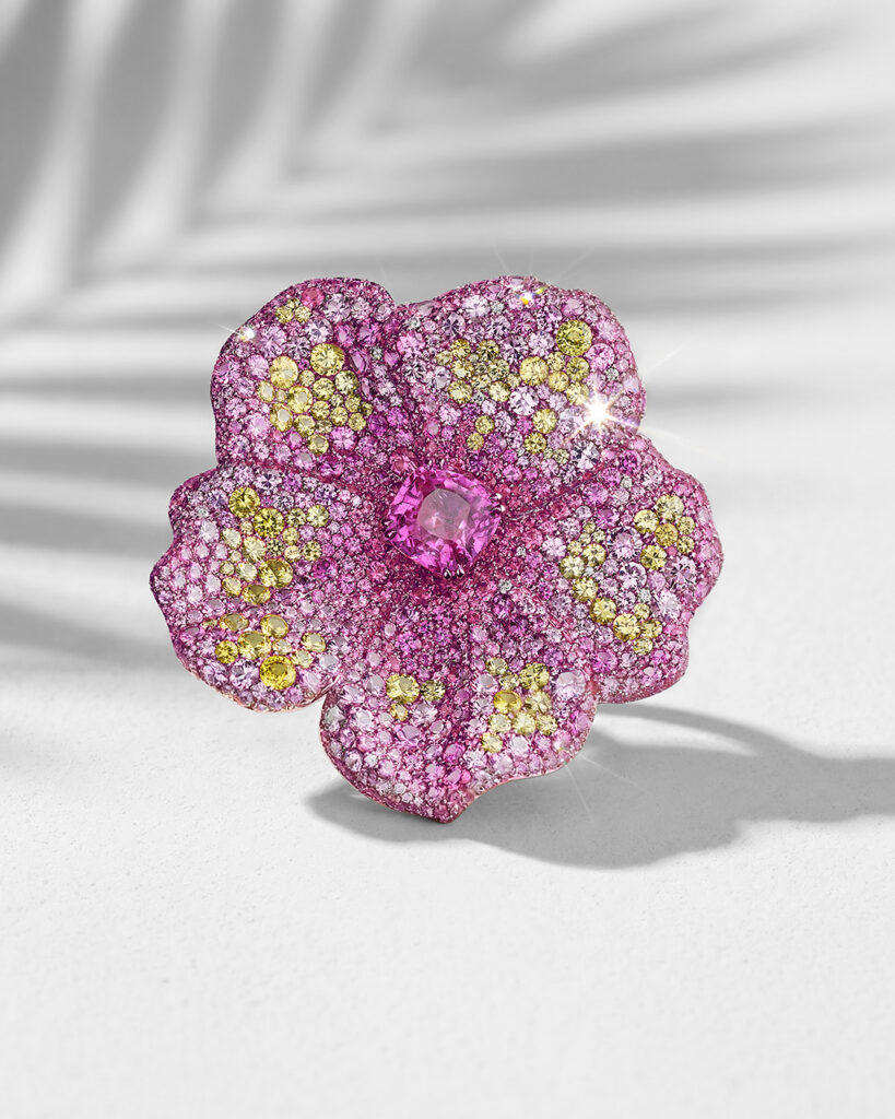 chopard floral brooch from 2026 red carpet collection miracles