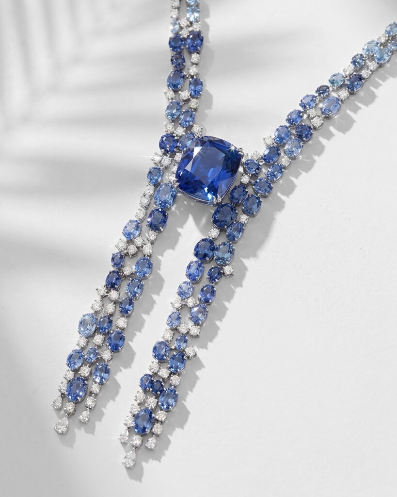 chopard 2026 red carpet collection miracles sapphire necklace