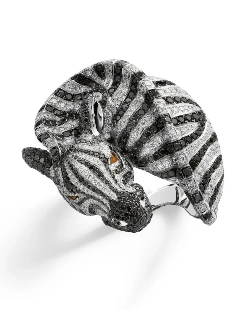 chopard zebra ring