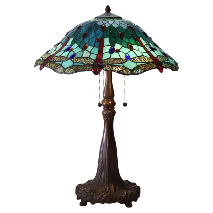colorful dragonfly lamp