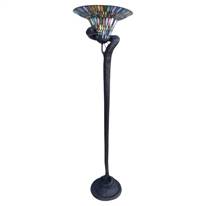 colorful snake floor lamp