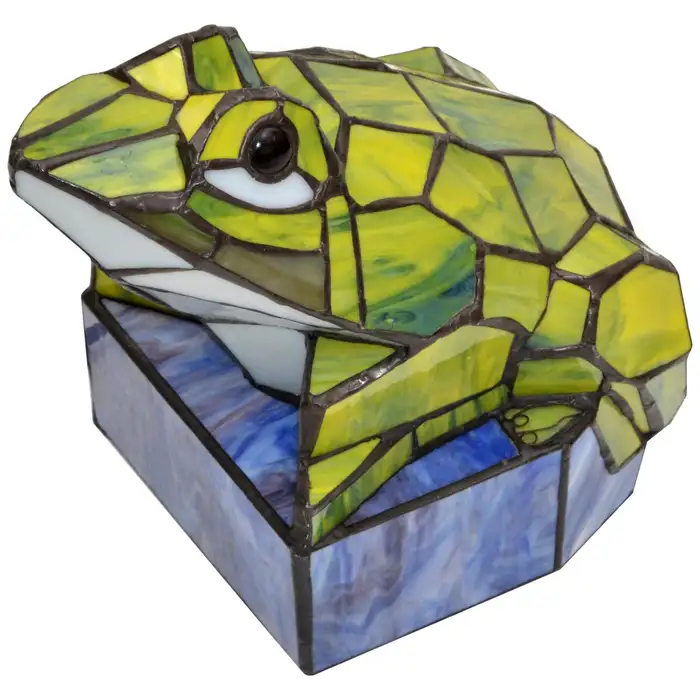 colorful frog lamp