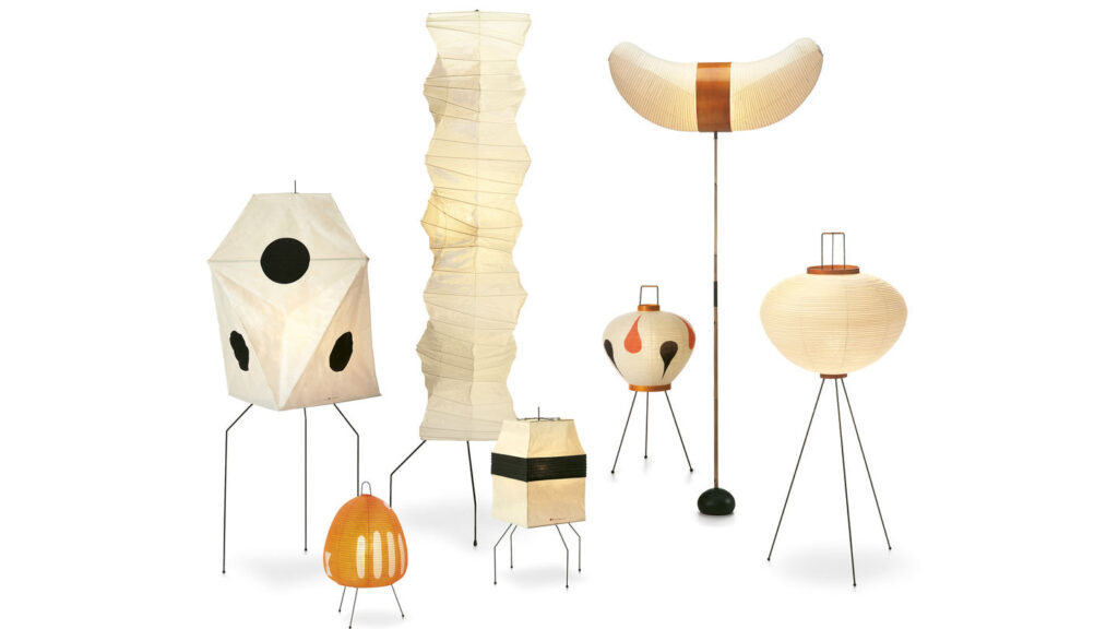 Akari Light Sculptures lamps
Isamu Noguchi