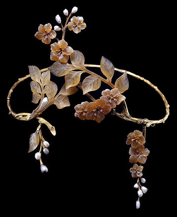 art noveau tiara jewelry