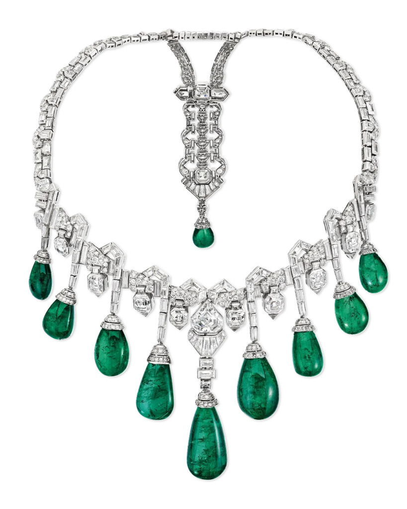Princess-Faiza-of-Egypt-emerald-necklace