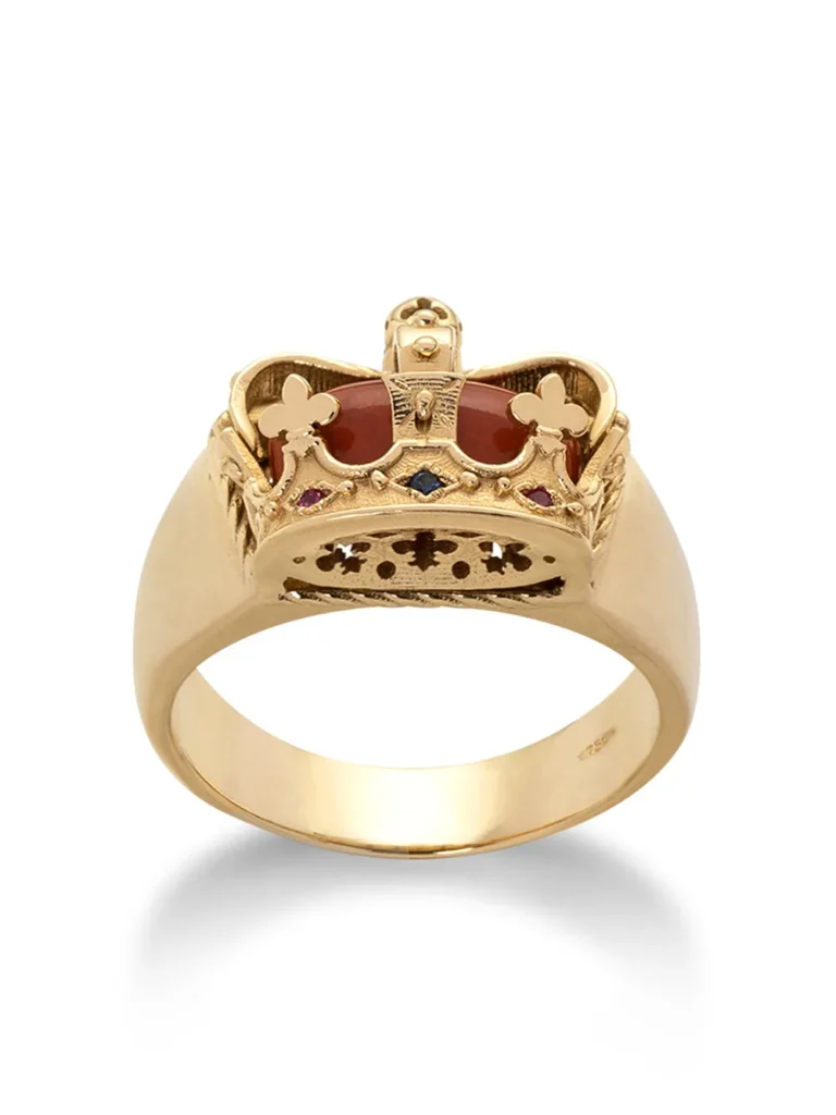 men's gold jewelry ring by dolce and gabbana