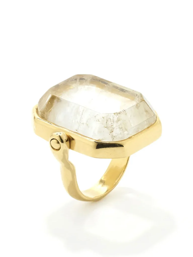 goossens stone gold ring jewelry for men 