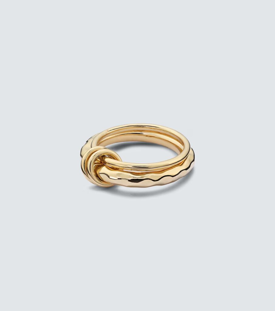 two step gold ring