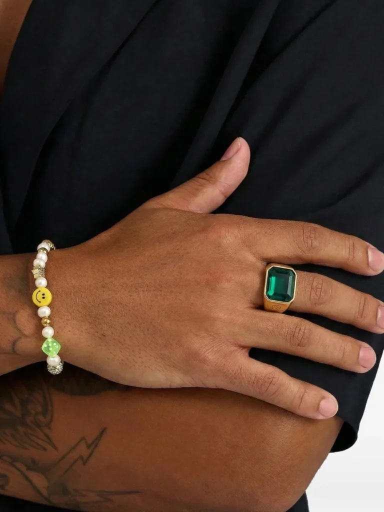 green zircon ring