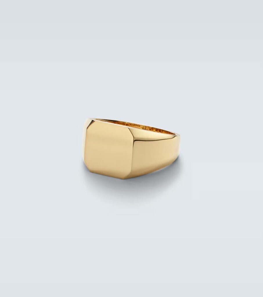 signet gold ring