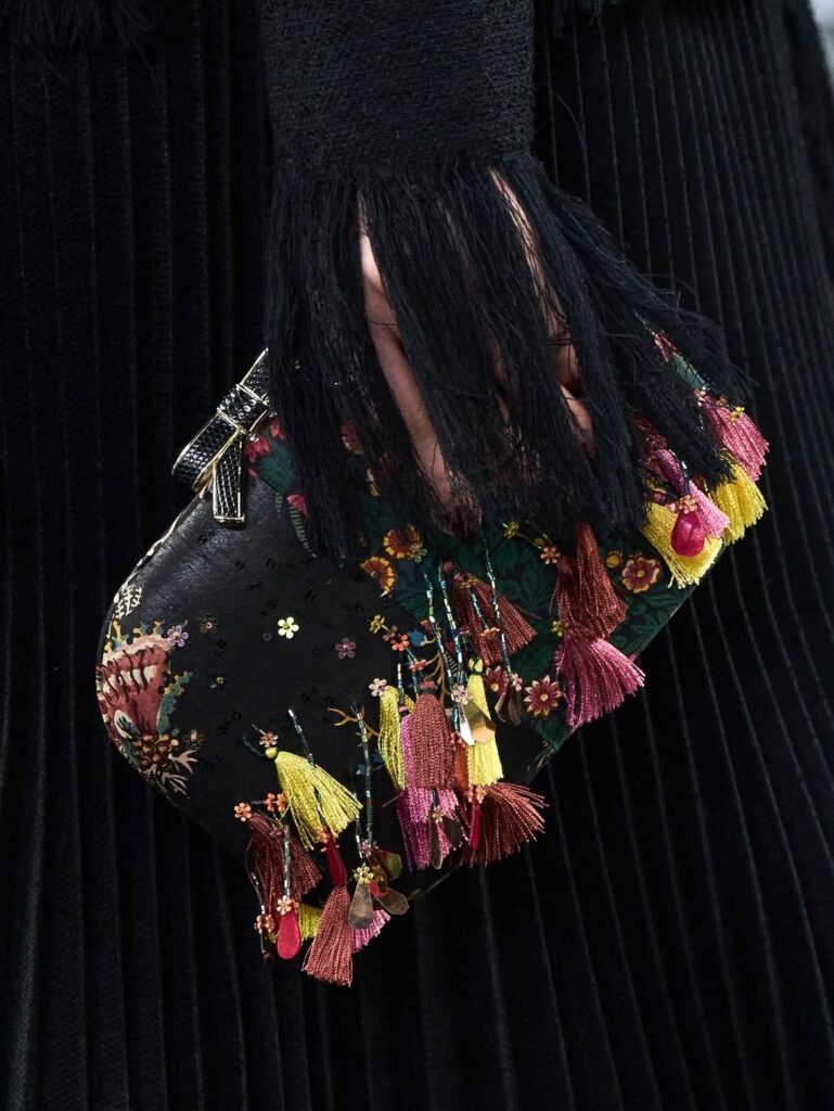 The Dior Petit Dîner Bag With tassels
