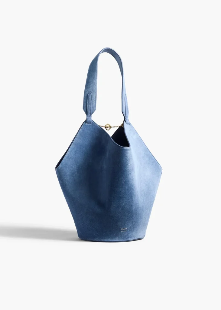 lotus small tote in cloud iris