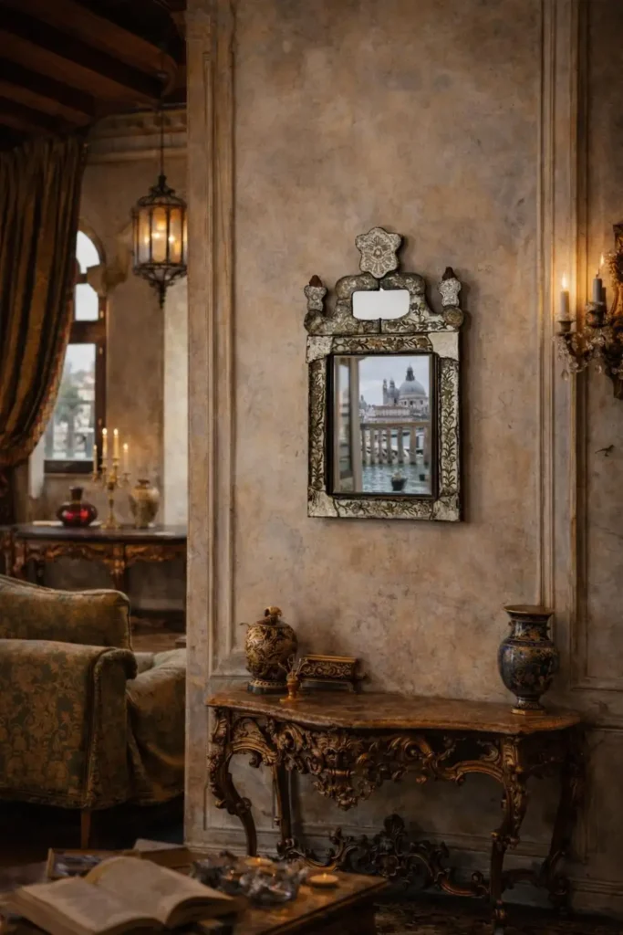 17th century venitian mirror