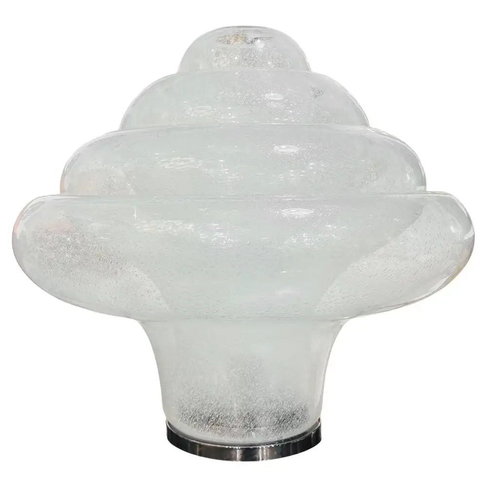 lotus mazzega murano glass