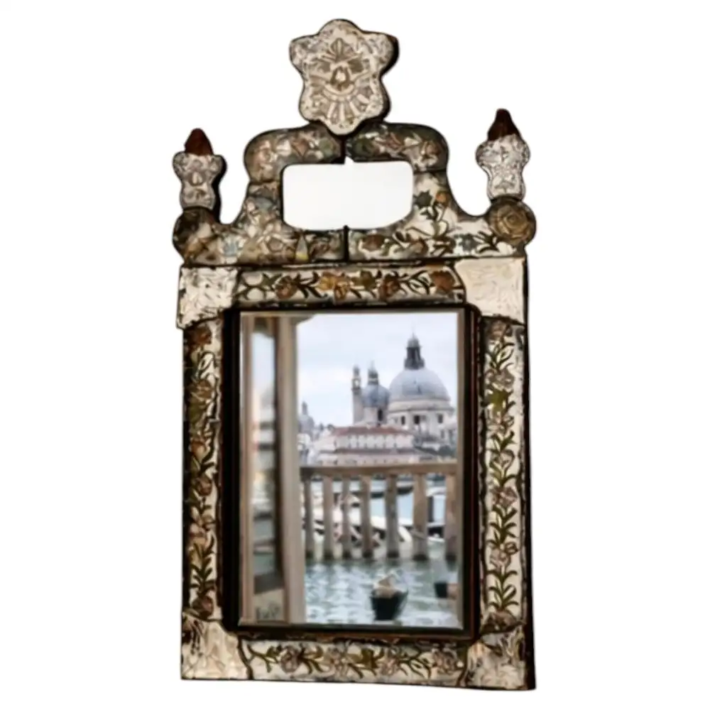 Antique Venetian 17th Century Rare Find Mirror halloween home decor