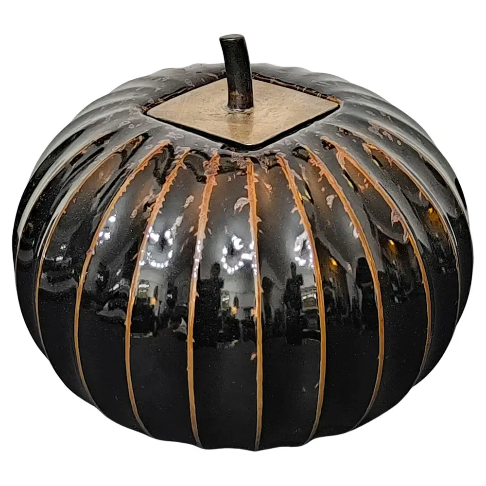 Paul Hoff for Gustavsberg Limited Edition Stoneware Pumpkin, 1989