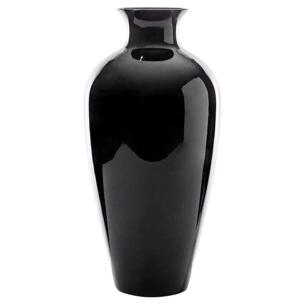 Venini Labuan 706.01 Glossy Black - Glass Vase - Damiani