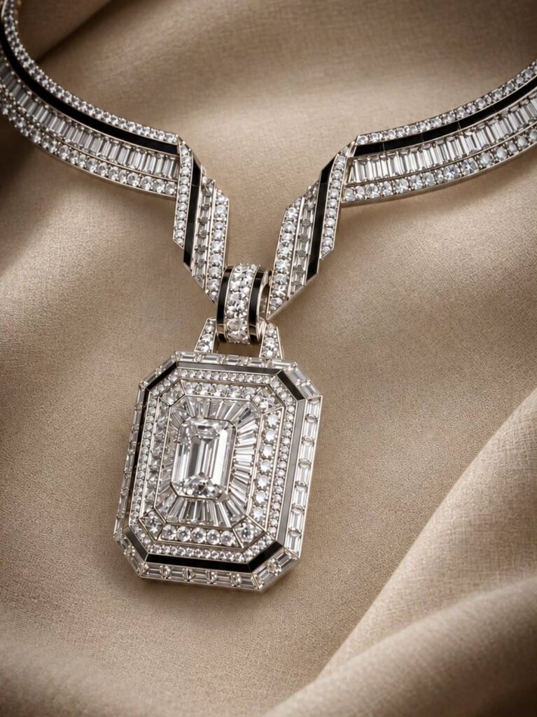 diamond high jewelry necklace